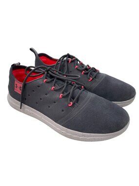 Under Armour UA Running Shoes Size 9 Charged 24/7 Low Suede Gray Sporty Active